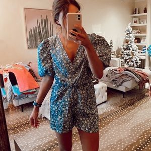 Puff Sleeved Romper